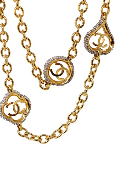 chanel classic long necklace price|Chanel long necklace price.